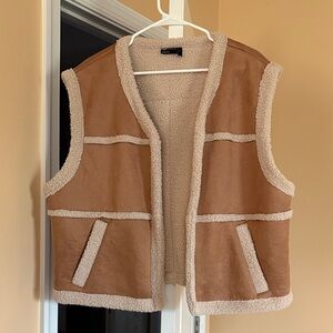 ASOS Brown and Cream Vest